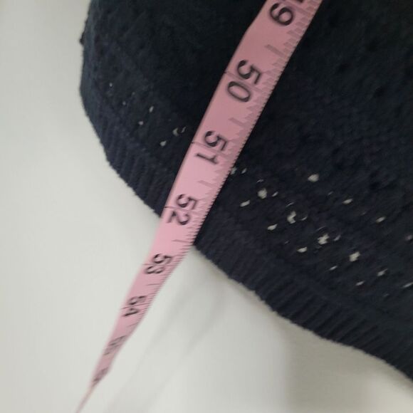 Old Navy Black Fitted Sleeveless Crochet Swim Cover-Up Midi Dress Size Xxl - Picture 7 of 7